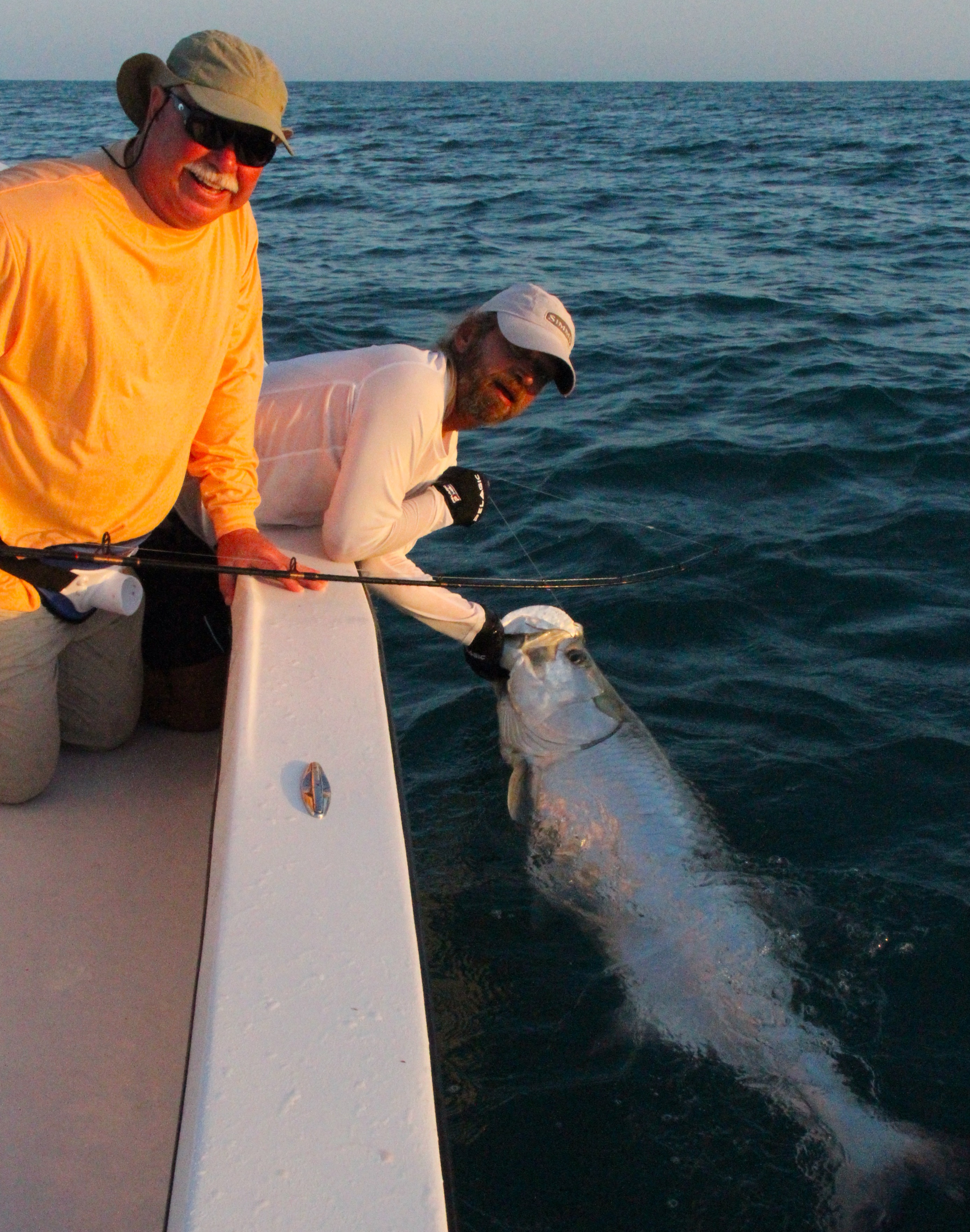 Capt. Mark Bennett tarpon fishing
